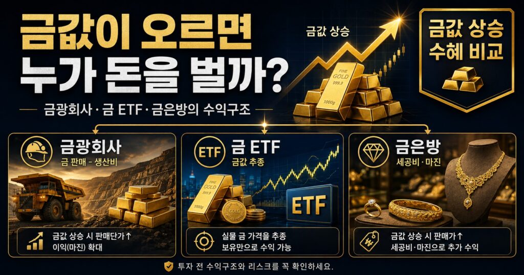 금값이오르면누가