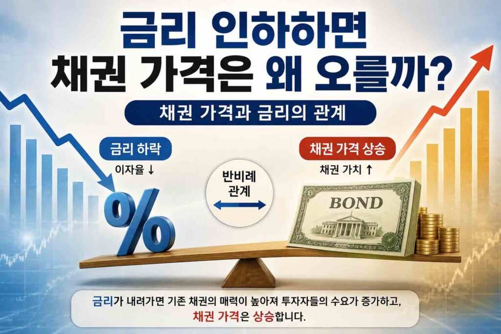 금리인하하면채권가격은왜오를까