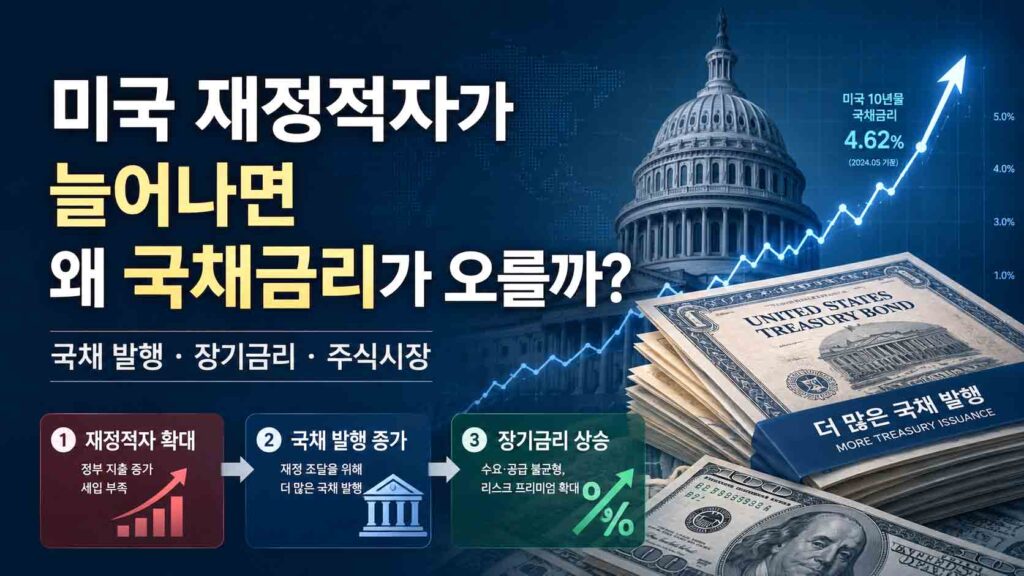 미국재정적자국채금리
