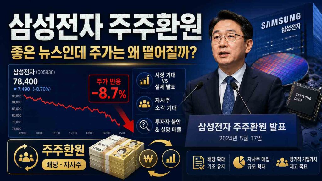 삼성전자주주환원이미지