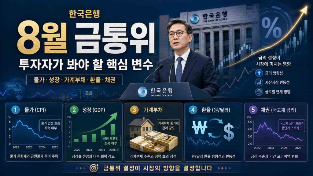 한국은행8월금통위