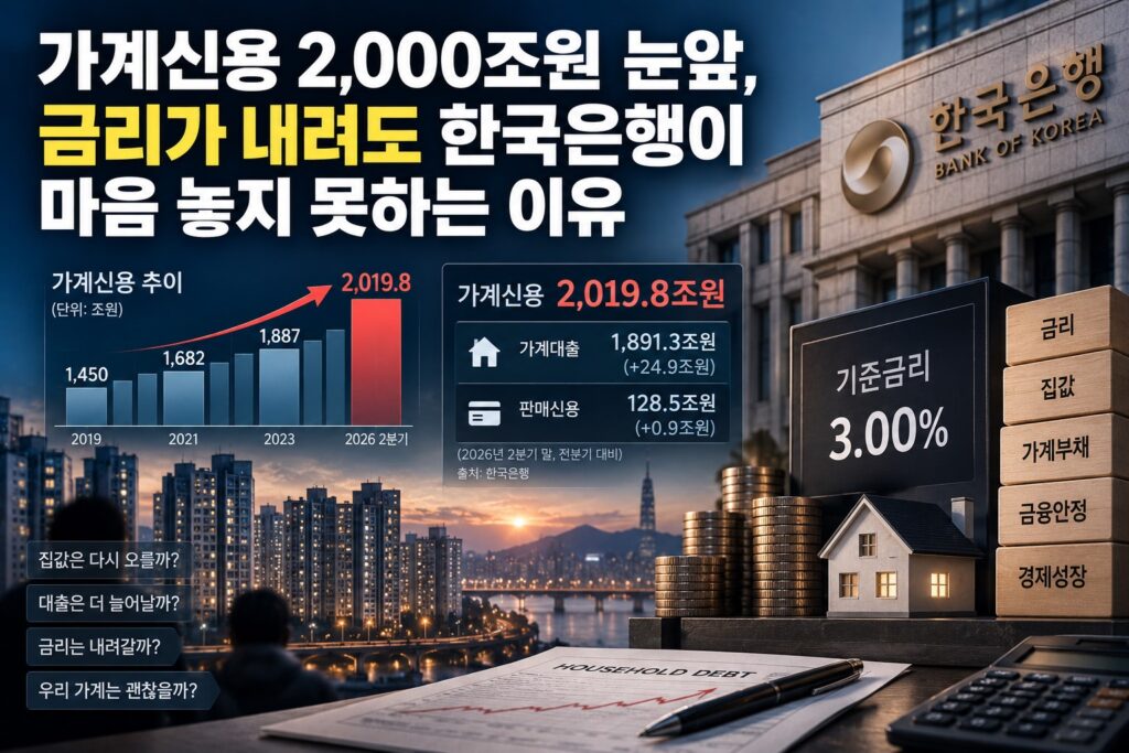 가계신용2000조