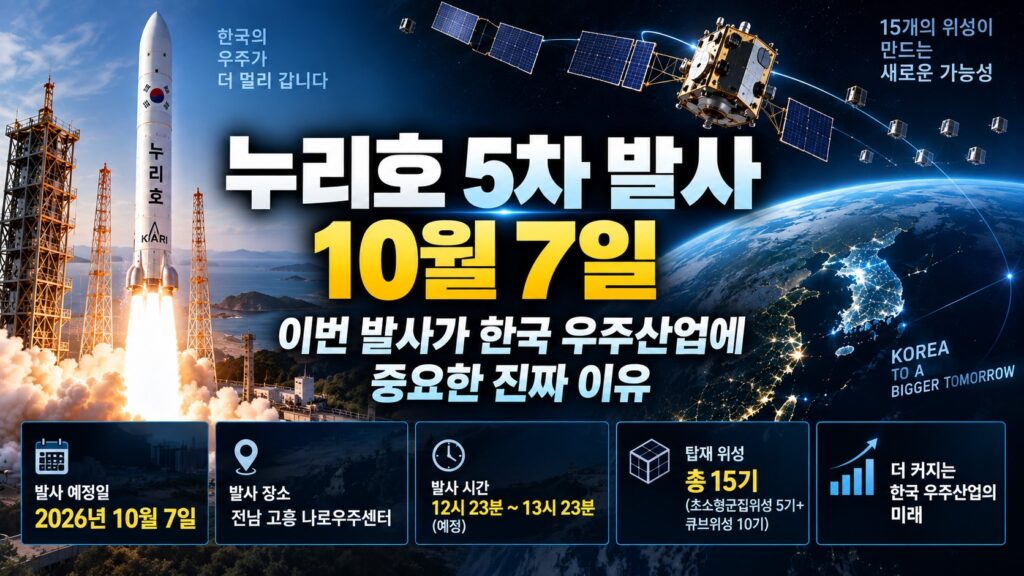 누리호5차발사블로그대표이미지