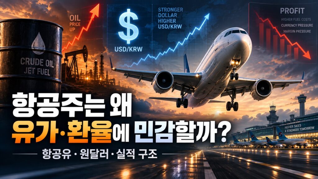 항공주와유가 환율 대표이미지