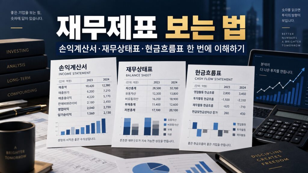 재무제표 보는 법 블로그 대표이미지