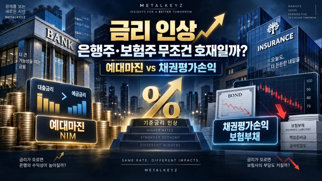 금리인상 은행주 보험주 관계