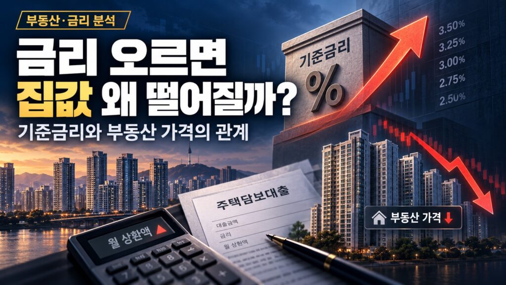 금리 오르면 집값이 왜 떨어질까