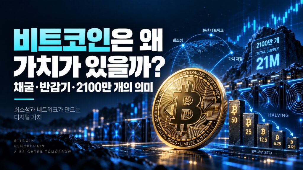 비트코인은 왜 가치가있을까 블로그 대표이미지