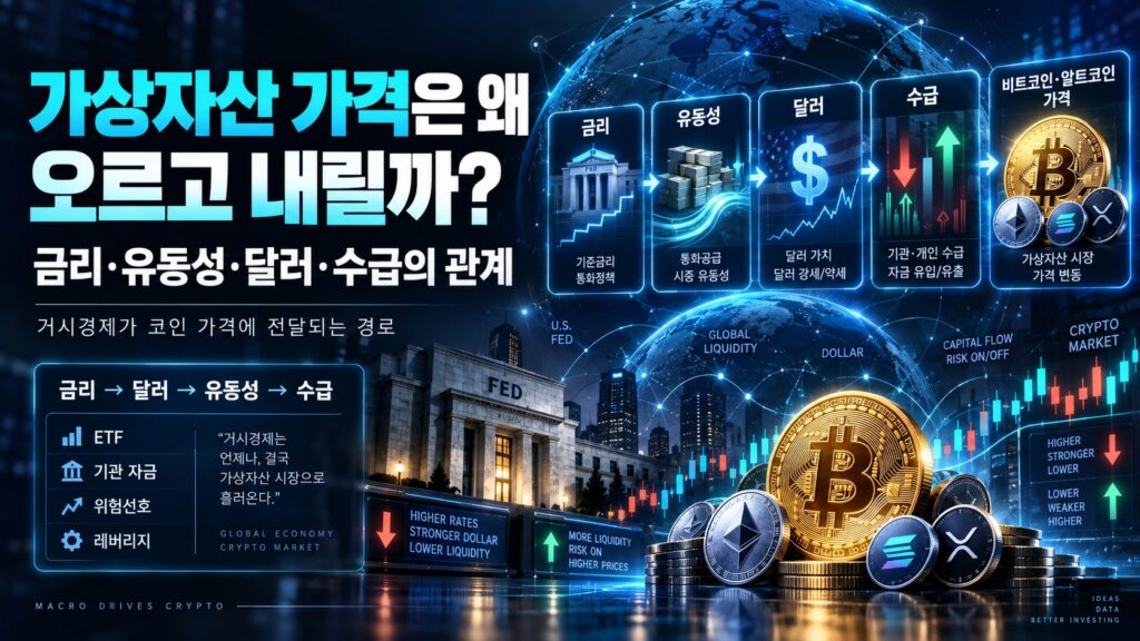 가상자산가격은 왜오르고 내릴까 대표이미지