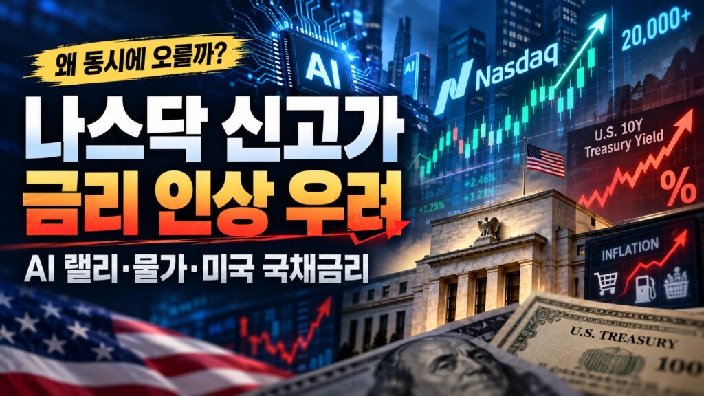 나스닥신고가 금리인상 블로그 대표이미지