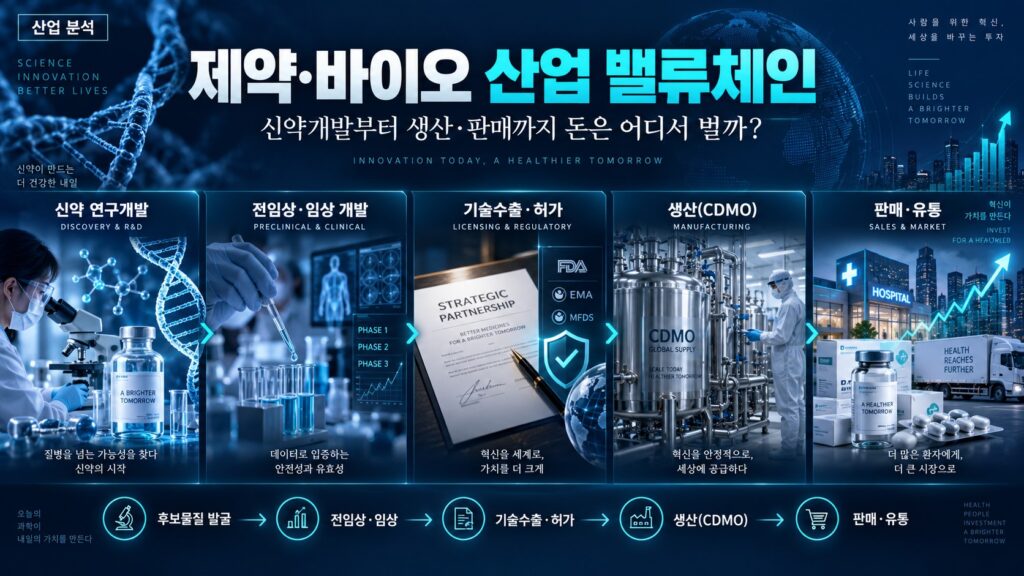 제약바이오산업밸류체인대표이미지