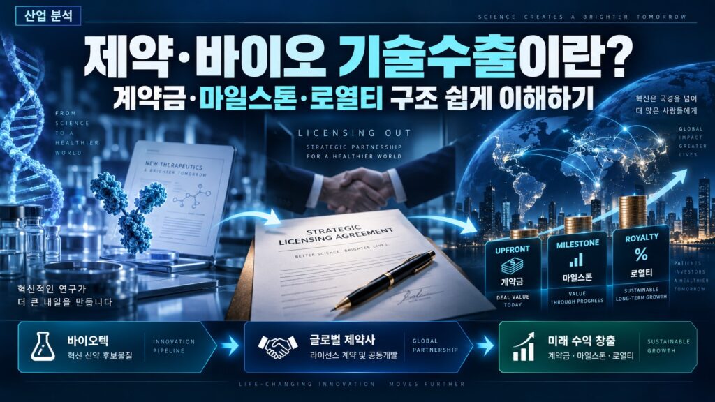 제약바이오기술수출대표이미지